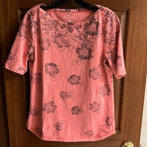 Talbots Women’s Short Sleeve Tee, Size Large